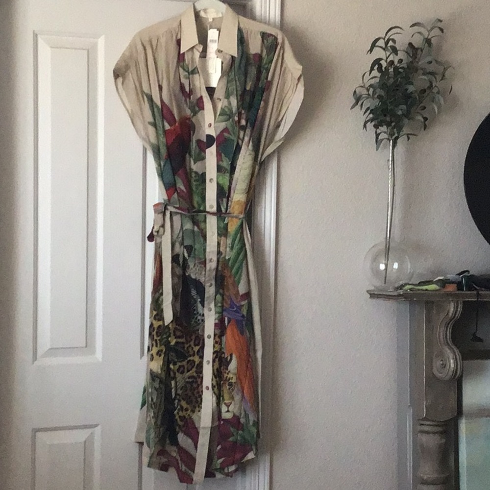 Anthropologie Carolina K Menagerie Dress S - Picture 5 of 10